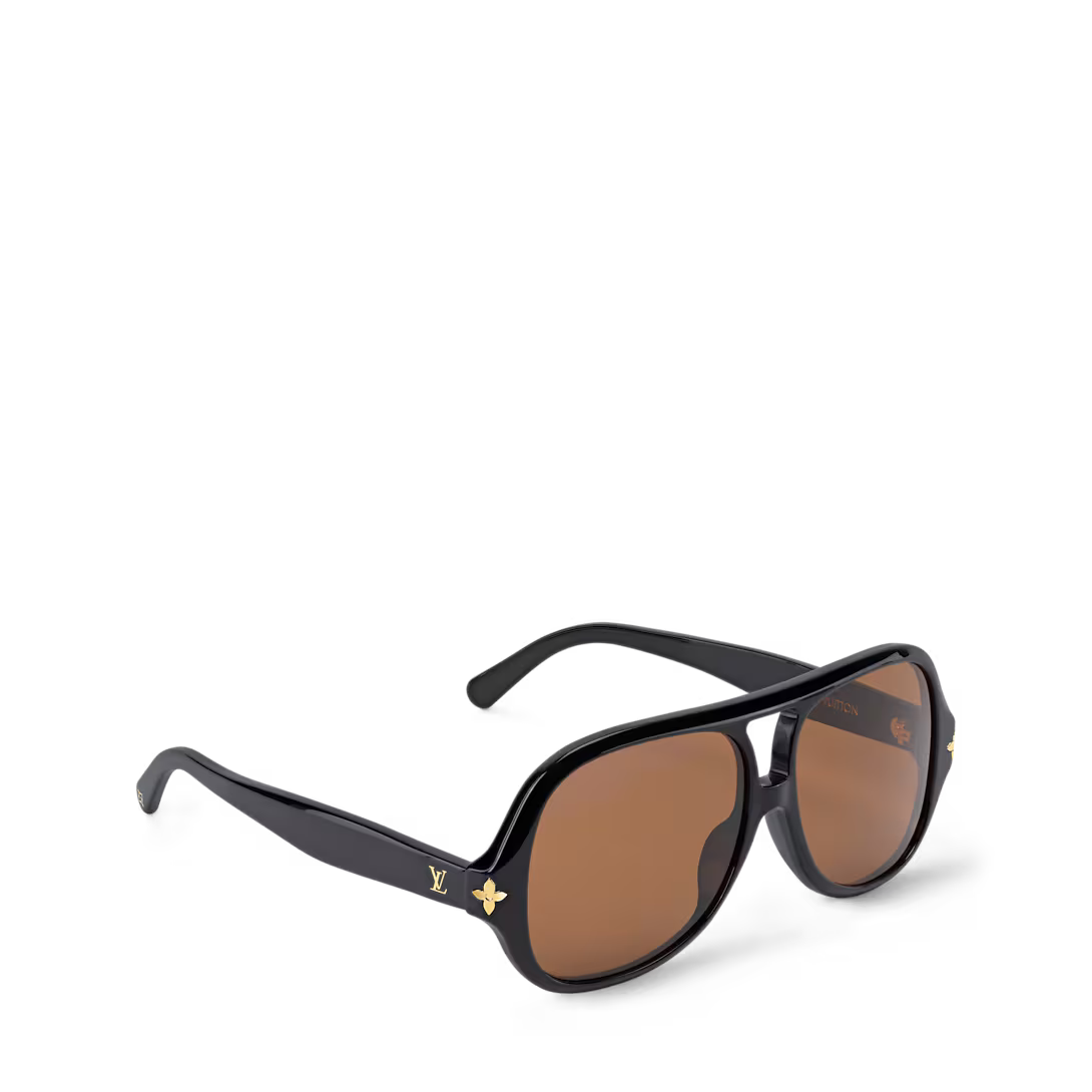 Z3475W New LV Aura Flower Square Aviator Sunglasses